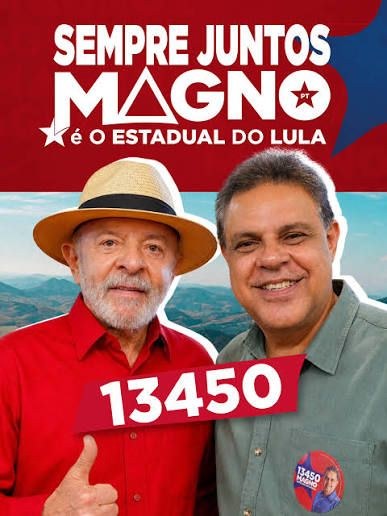 Magno e Lula — sempre juntos